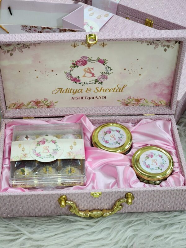 Blushing Romance Wedding Invitation Box - Image 8