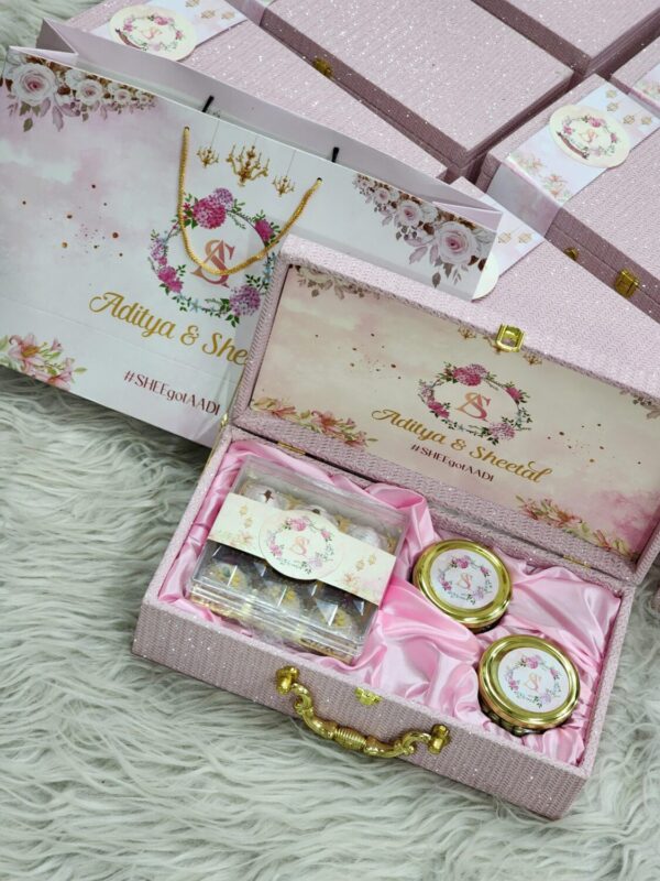 Blushing Romance Wedding Invitation Box - Image 7