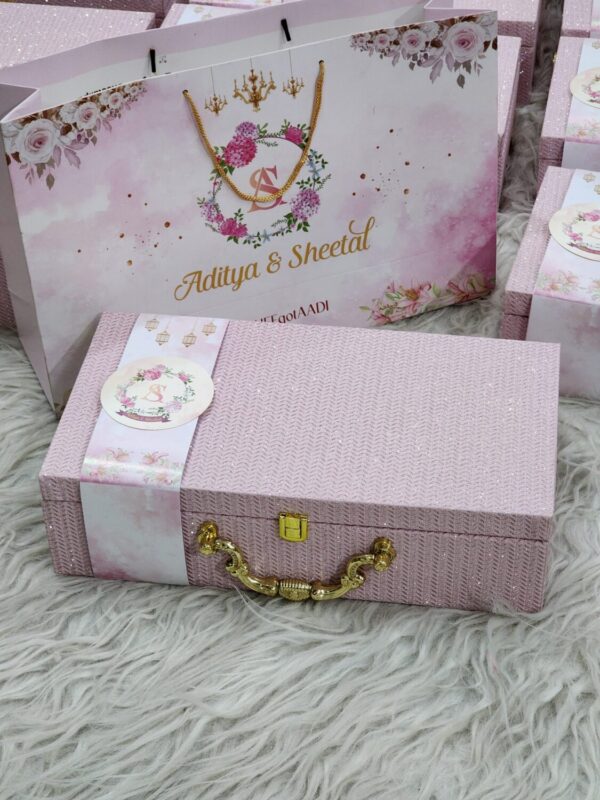 Blushing Romance Wedding Invitation Box - Image 5